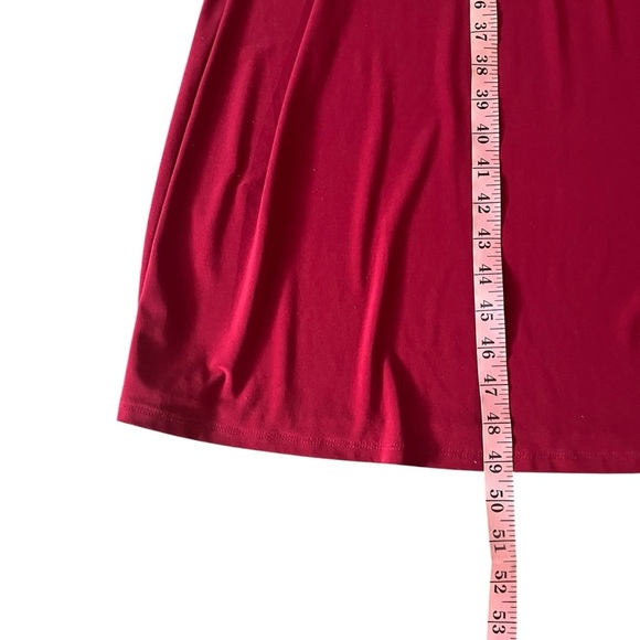 Preston & York by Dillard’s Red Wine Elegant Maxi Dress Size XL - Picture 6 of 8